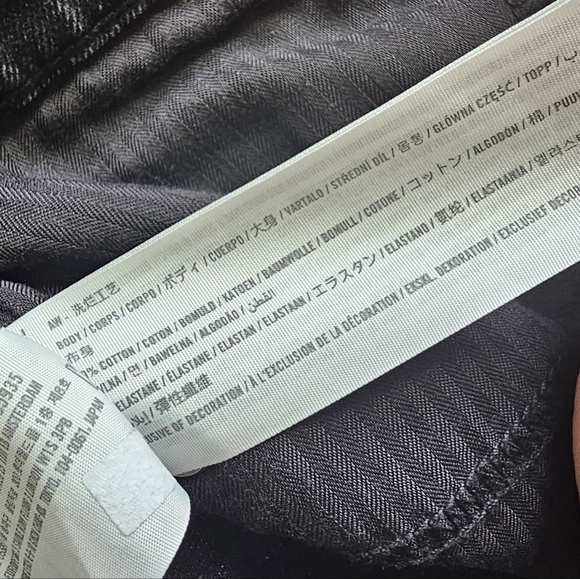 Abercrombie & Fitch Black Denim High Rise Skinny Ankle Jeans Size 4 - Picture 5 of 5